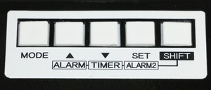 操作キーとそのラベルの状態