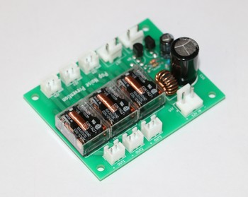 自作のポップノイズ除去回路基板