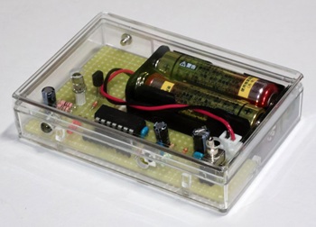 製作した赤外線リモコンキャンセラーの外観