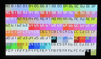 カラーパレット表示（後半）