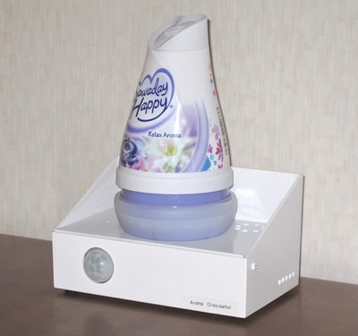 製作した放香器の使用例