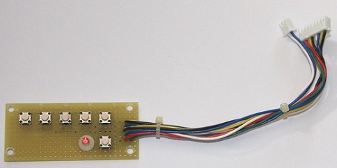 製作したキー基板