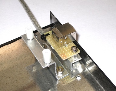 USBコネクタの取り付け状態